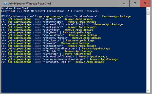 Win10 Powershell